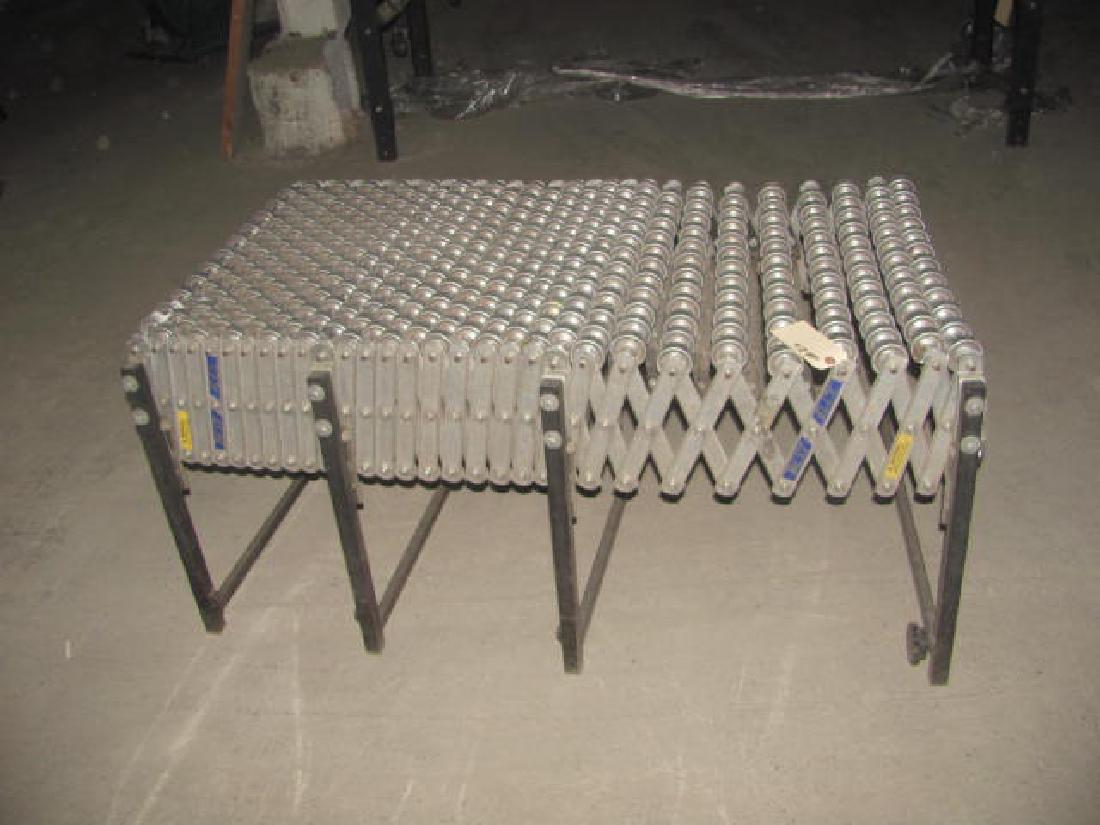 Best Flex Expandle Roller Conveyor: This is approx. 24" wide and opens up to approx. 13'