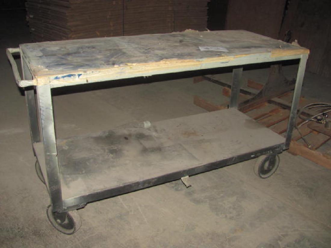 Industrial Cart: This is approx. 24" x 60"