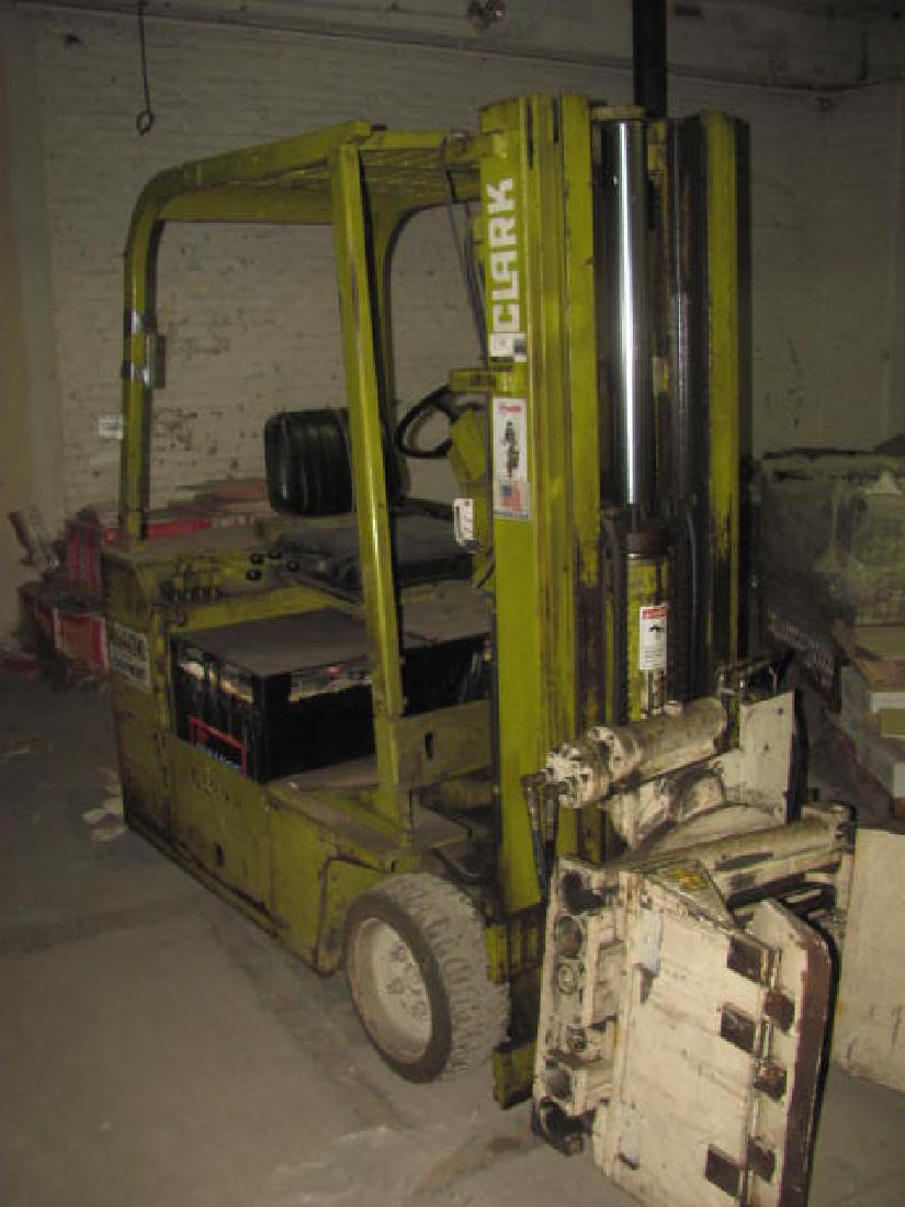 Clark Forklift w/ Drum Grip Grabber (1 of 5)