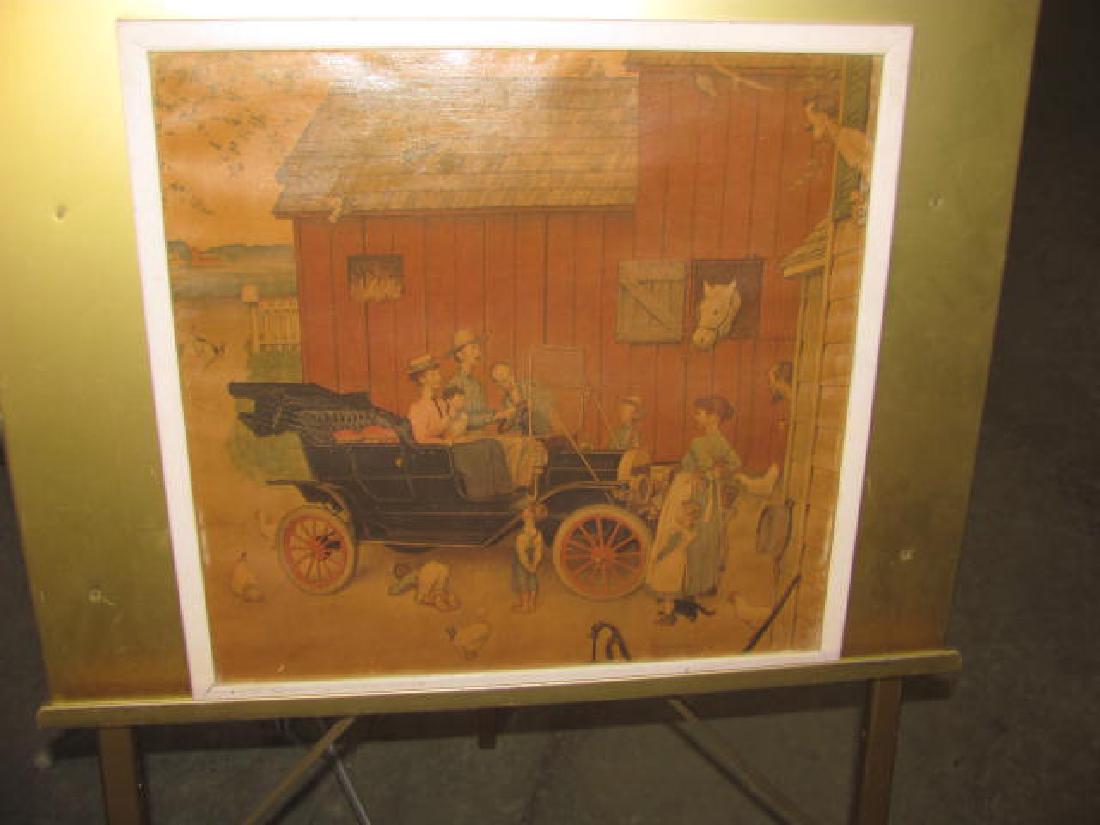Norman Rockwell Print: This is approx. 20x20