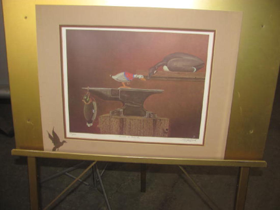 Sey Gelfand Print Threes a Crowd: This is signed & numbered 97/300 and is 17x20