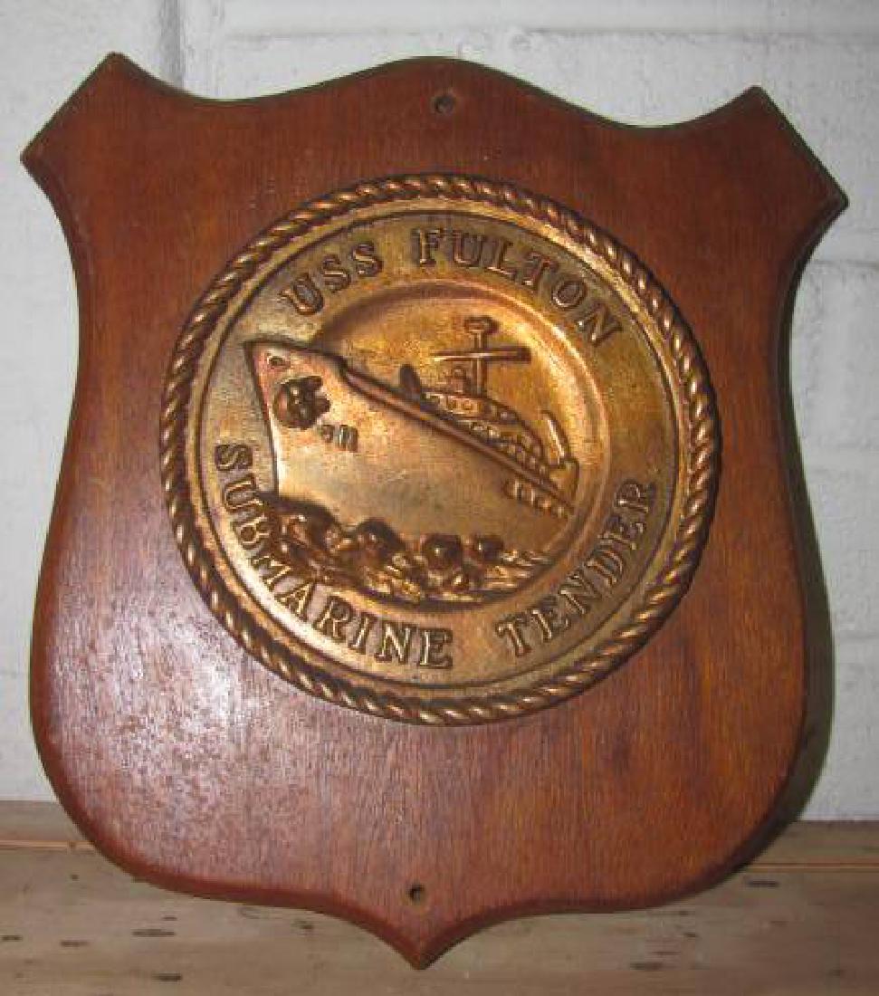 USS Fulton Plaque (1 of 2)