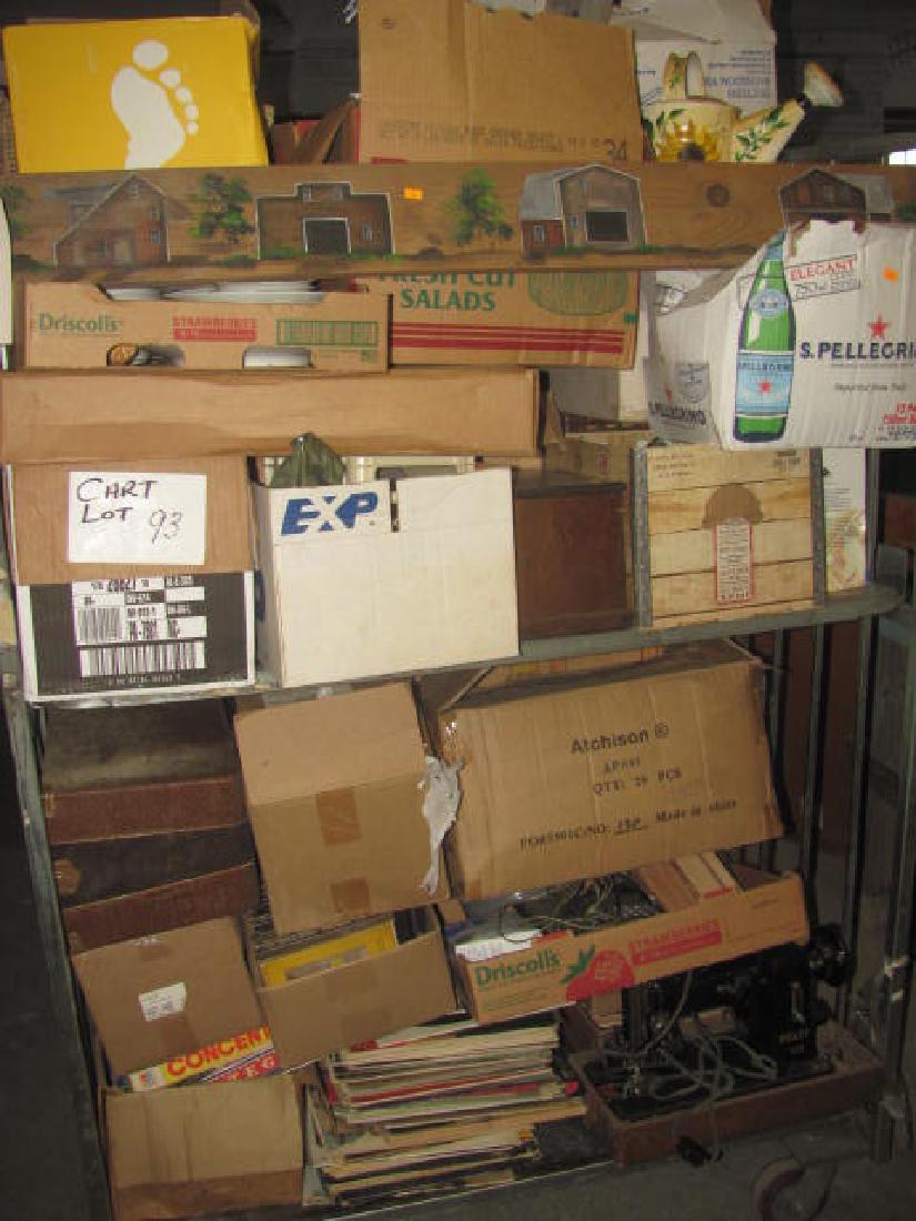 Cart Lot: Misc Items from estate. Cart NOT included.