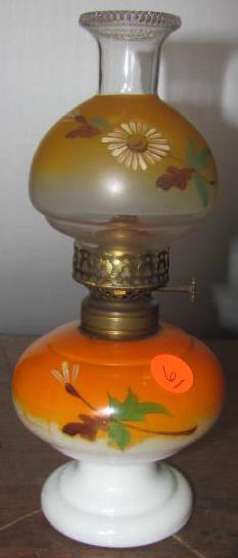 Miniature Lamp Orange Nellie Bly D&C co (1 of 2)