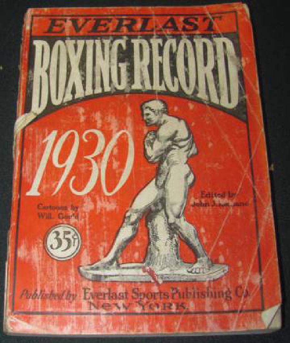 Everlast Boxing Record Book: 1930 Edited by John Romano