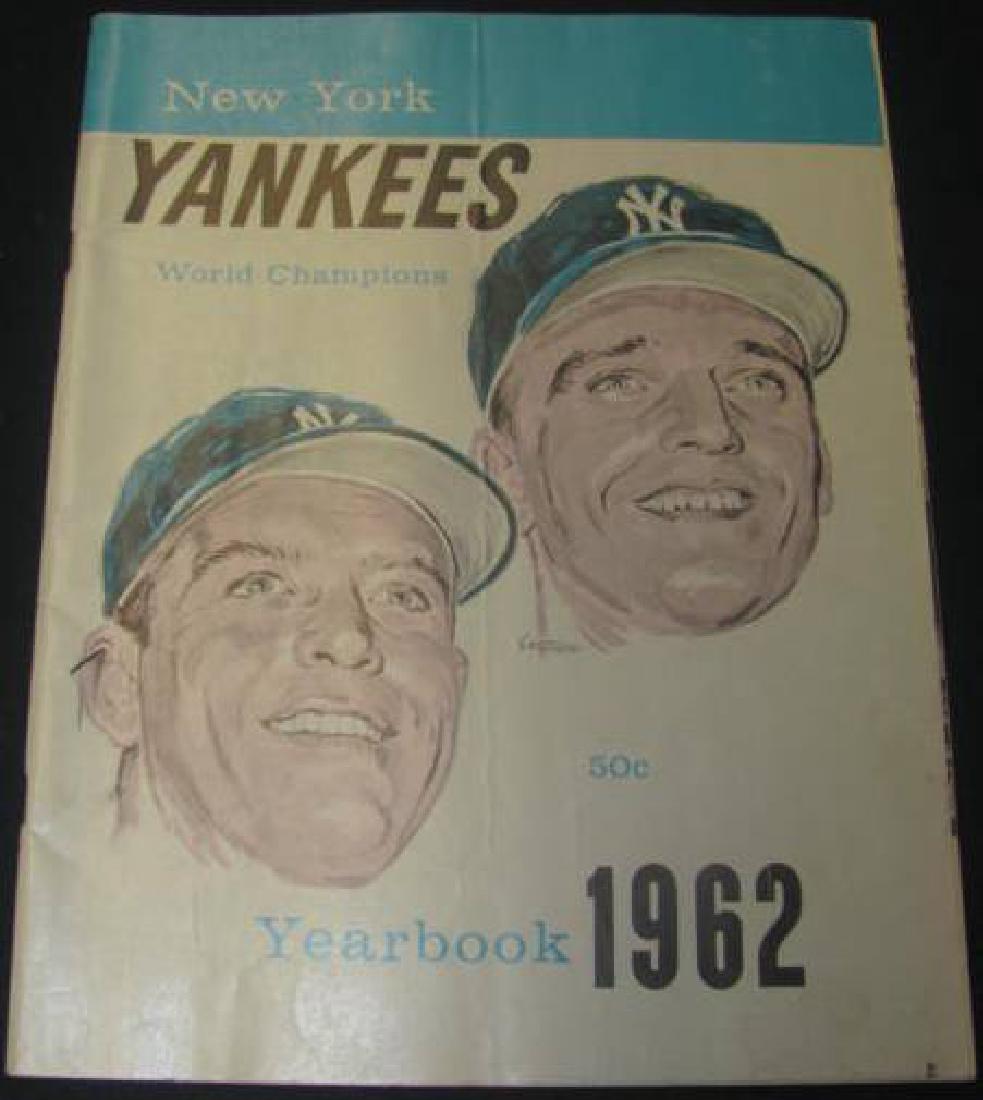 1962 New York Yankees Program (1 of 2)
