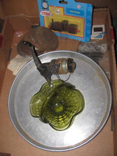 Books & Box Lot: Lot includes fishing reel, beer tray, WEB Griffin Books ( writing on covers), & Misc