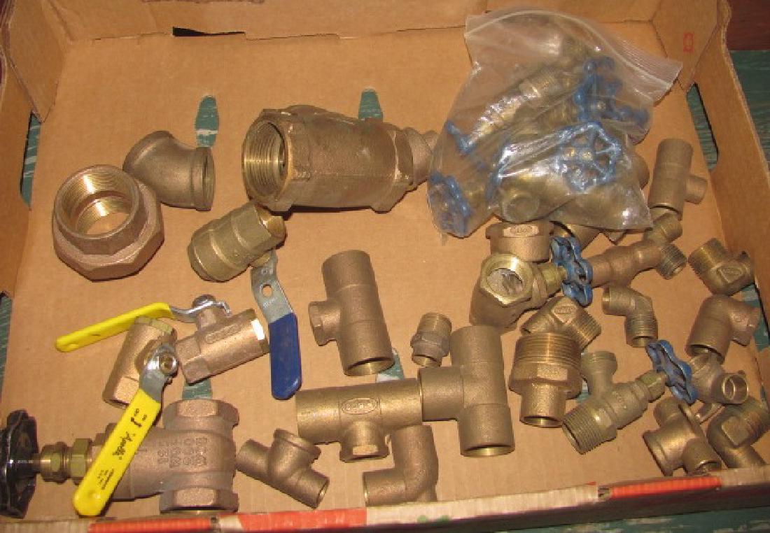 Brass Fittings Lot: Getting all pictured