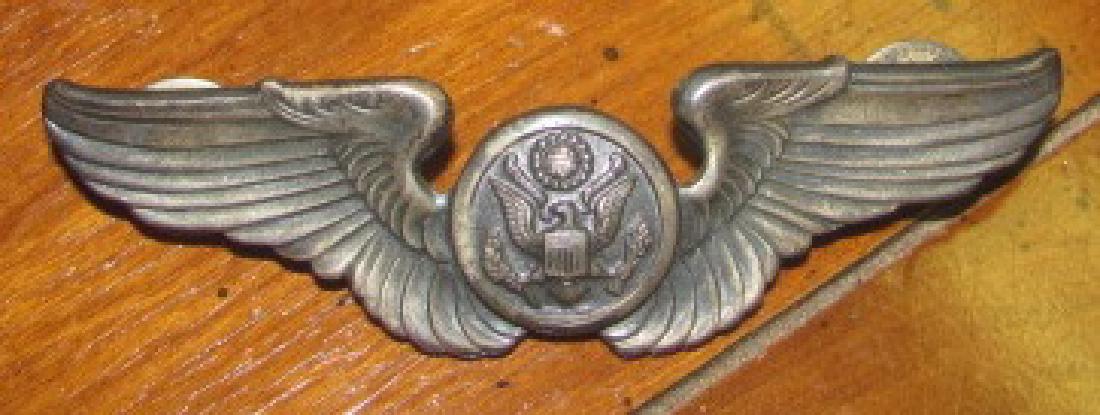 Sterling Silver Pilot Wings: Marked Sterling