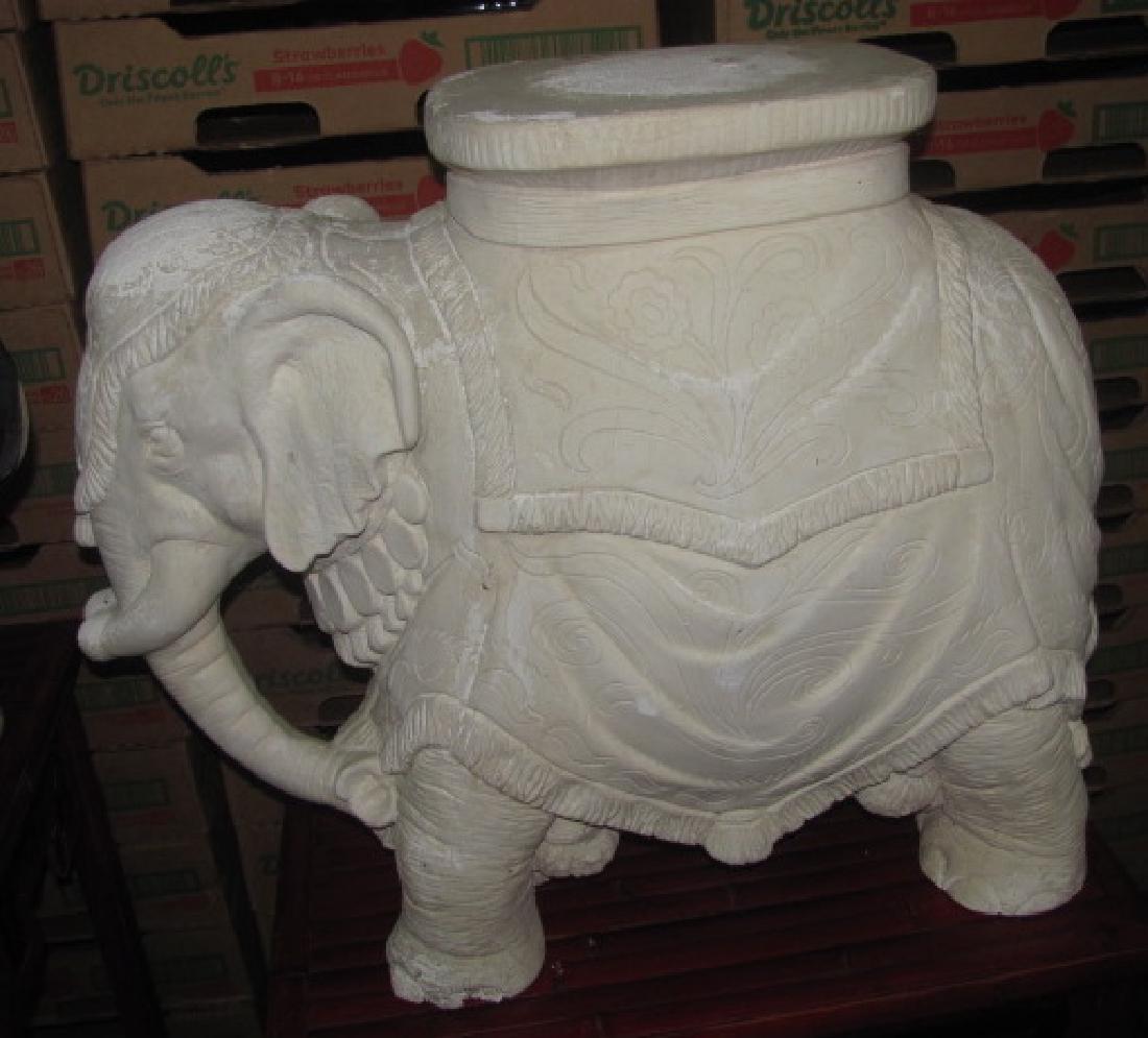 20" Plaster Elephant: Some Damage to Feet