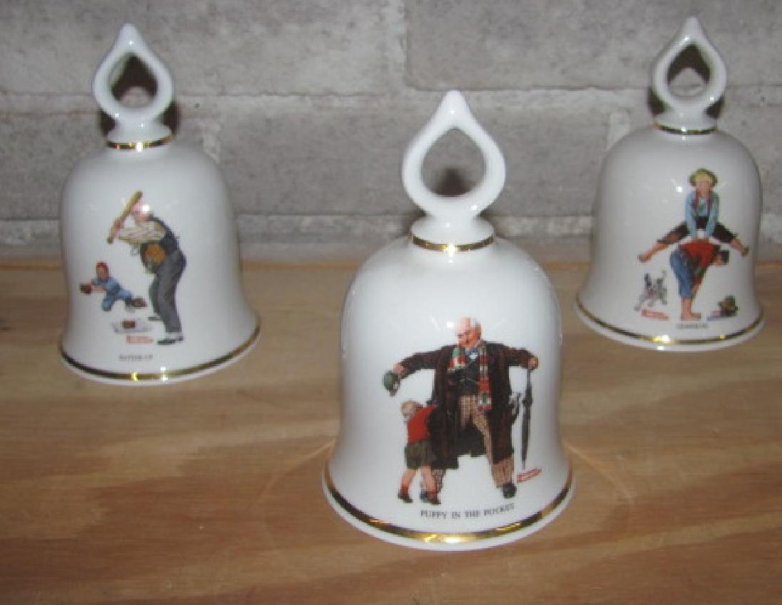 Danbury Mint Norman Rockwell Bells: 12 Bells