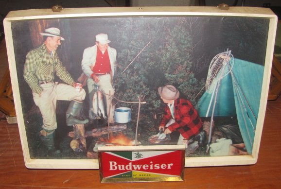 Budweiser Lighted Beer Sign (1 of 1)
