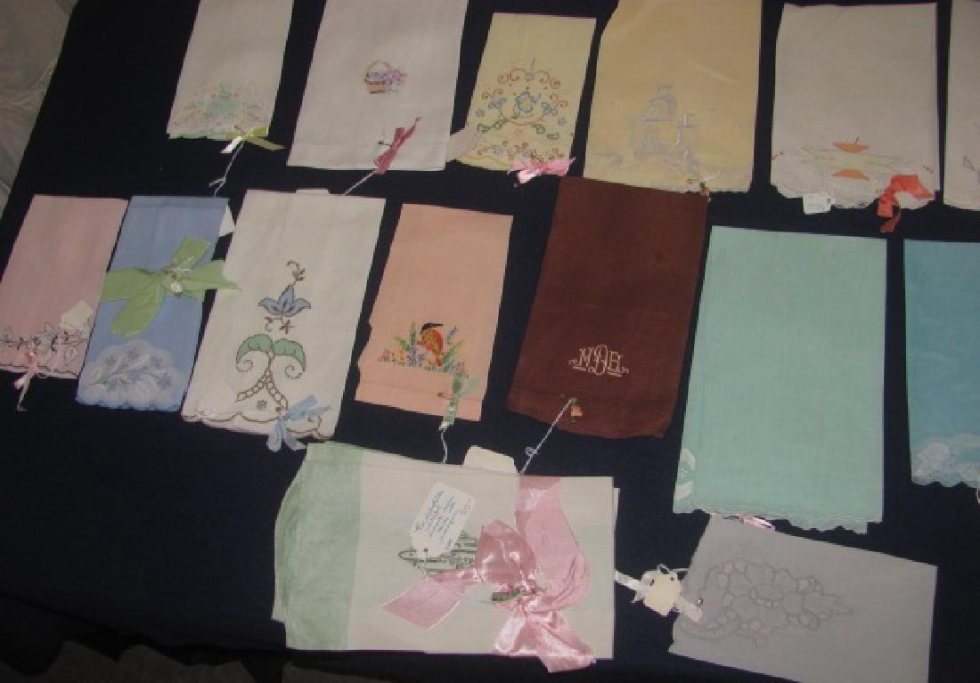 Linen / Damask Linen Towel Lot (1 of 4)