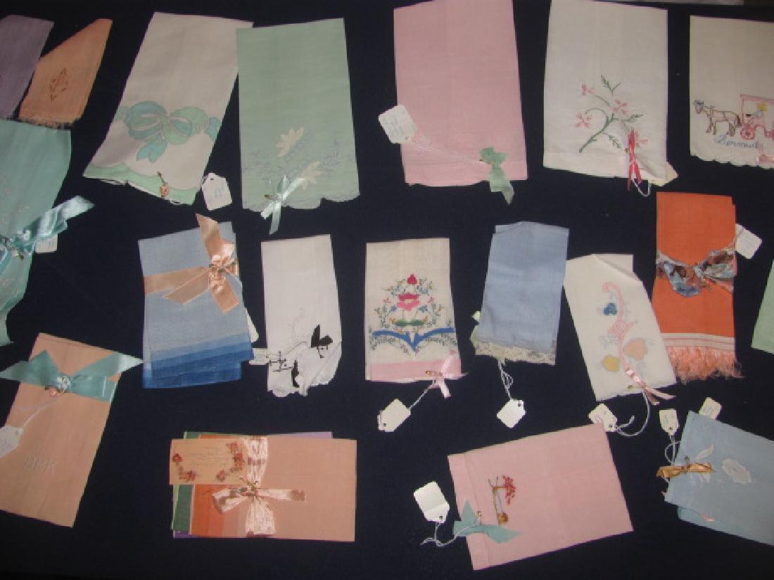Towel Lot: Including approx. 37 pieces of linen, monogram, & Souvenir.