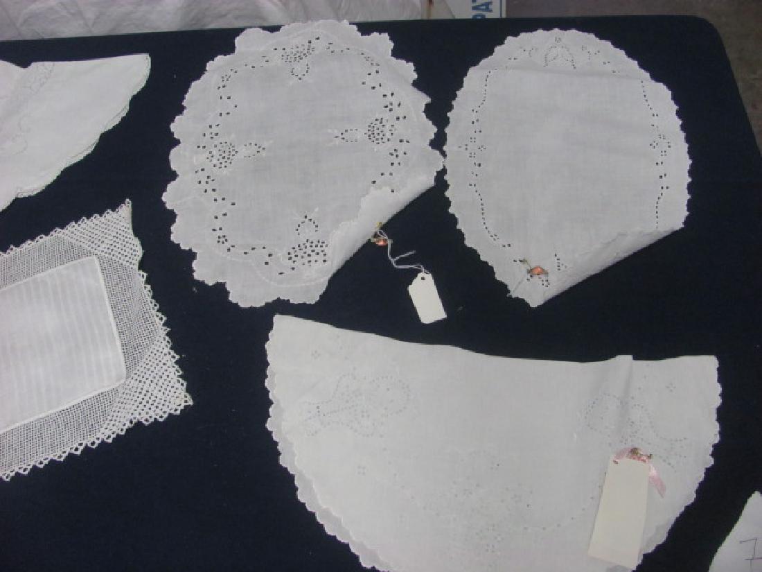 Doilies & Runner Lot: Includes 7 pieces