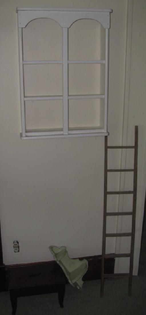 Shelves, Ladder, & Stool: Getting all Pictured
