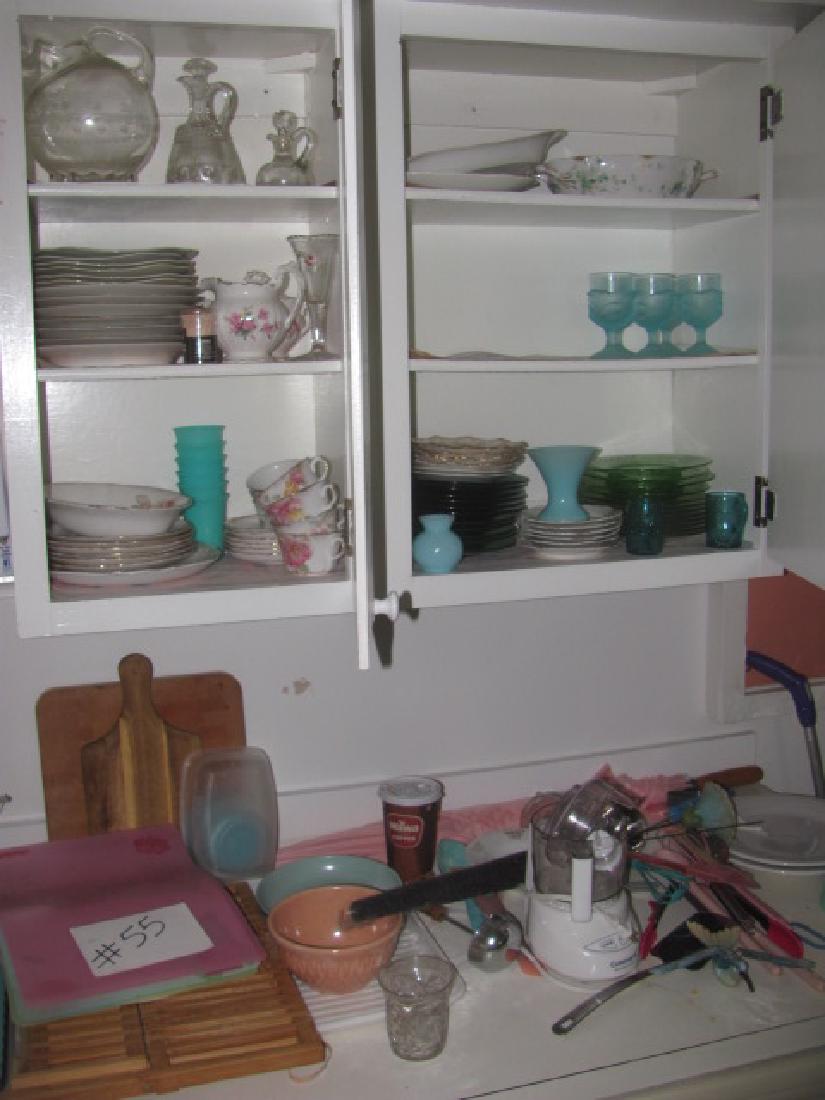 Conents Of Kitchen Cabinets (1 of 9)