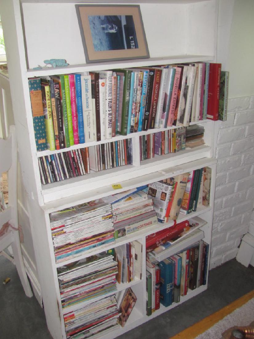 Book Shelf Contents w/ CD's & Cookbooks (1 of 4)