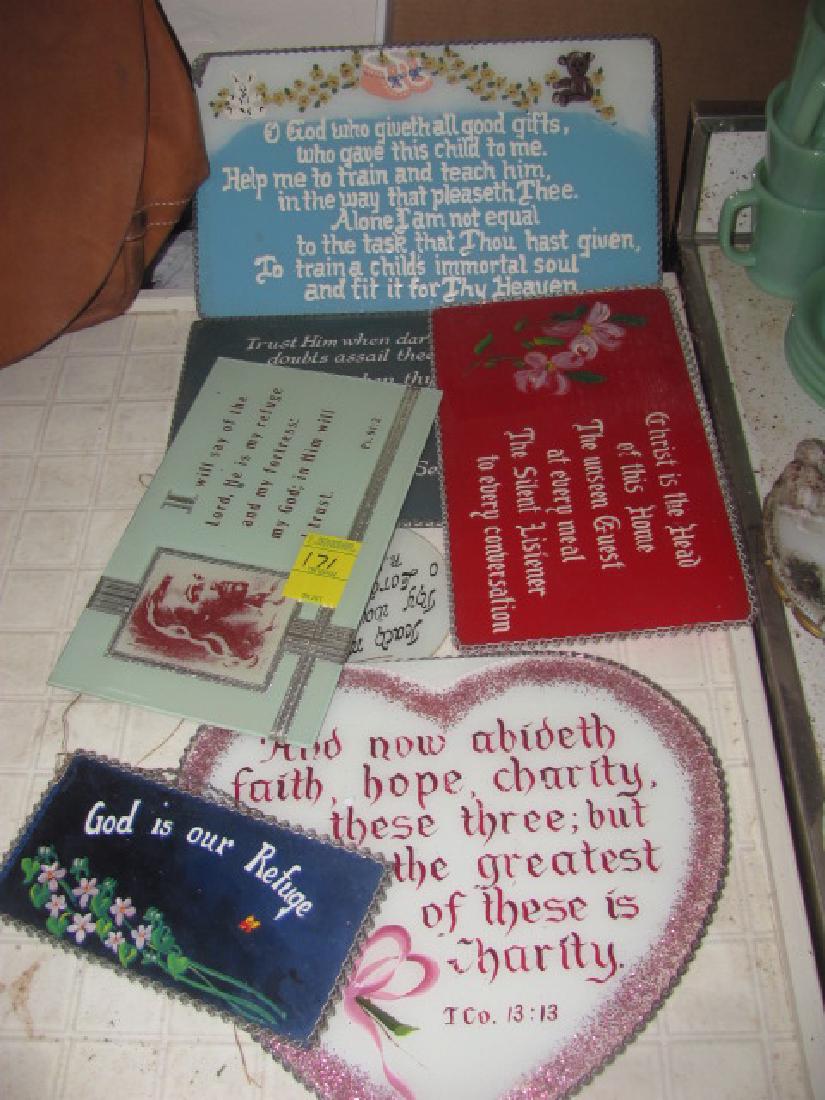 Reverse Painted Wall Hangings (1 of 1)