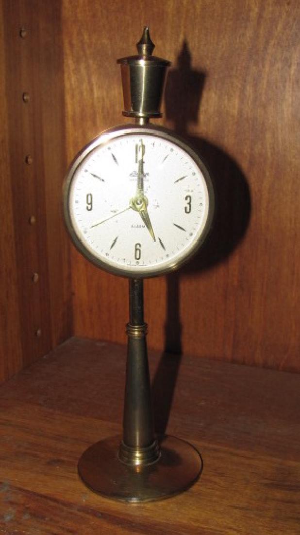 Linden Heritage Brass Alarm Clock