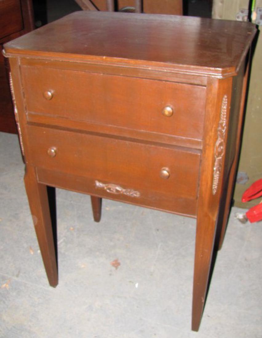 Cherry 2 Drawer Stand (1 of 2)