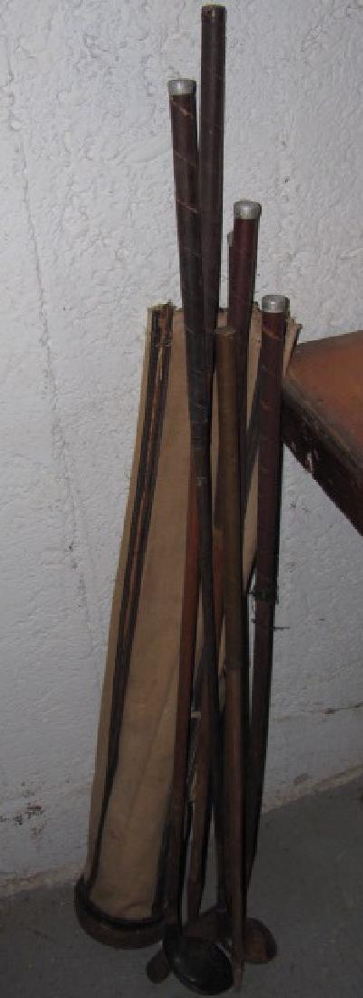 5 Wooden Shaft Golf Clubs: Gold Clubs