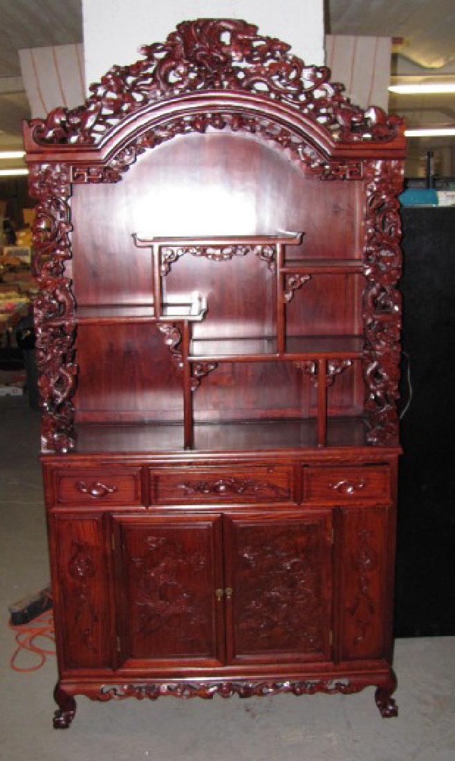 Carved Oriental Cabinet (1 of 1)