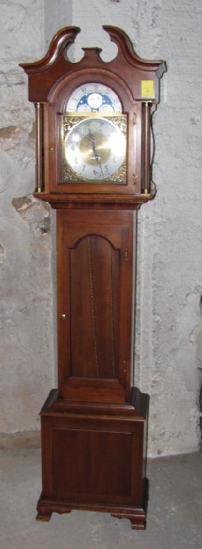 Seth Thomas Grandmother Clock: Approx. 72" tall. Have Pendulum & 3 weights