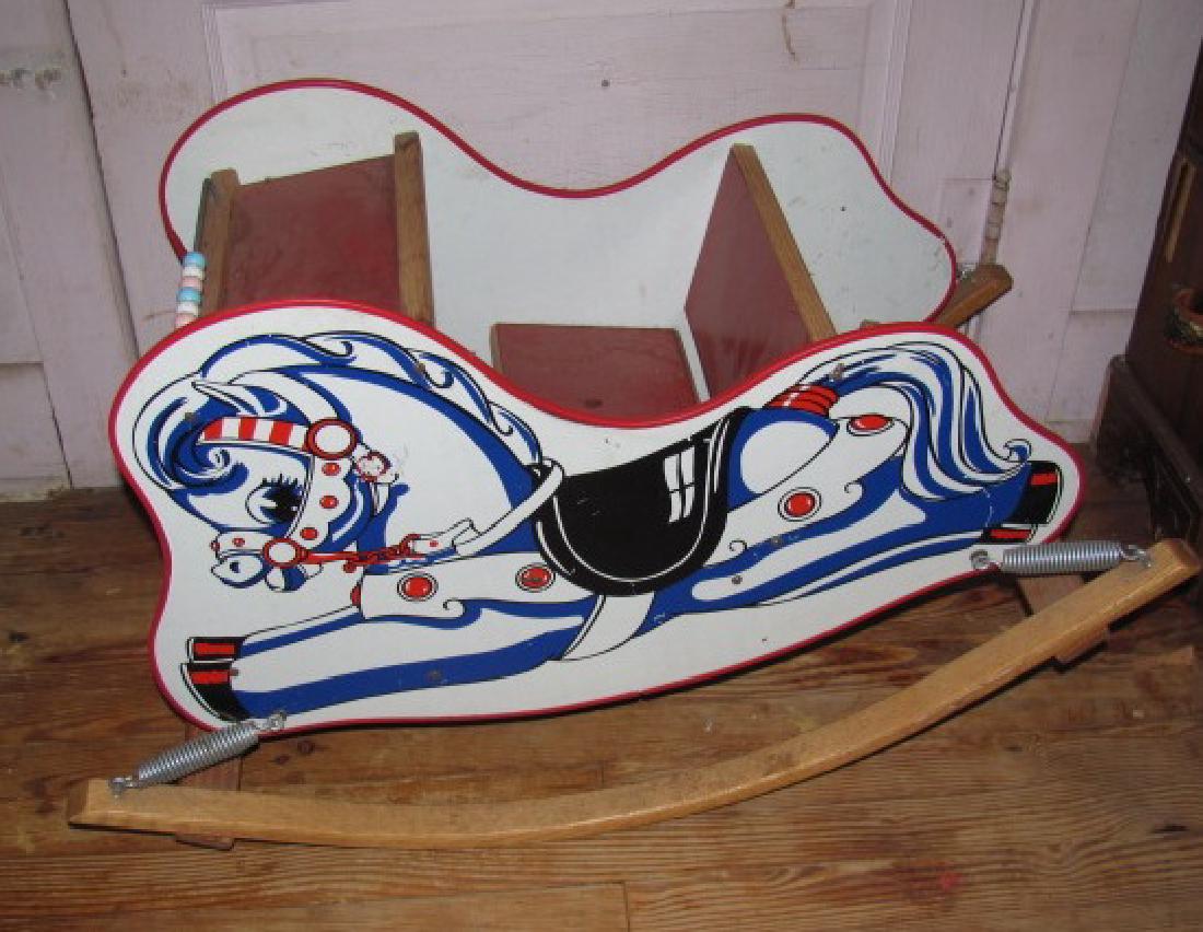 2 Vintage Rocking Horses (1 of 4)