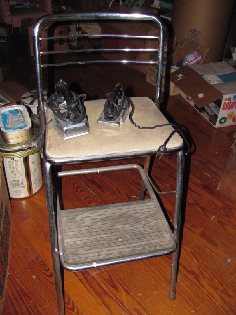 Cosco Step Stool Chair & Irons (1 of 2)