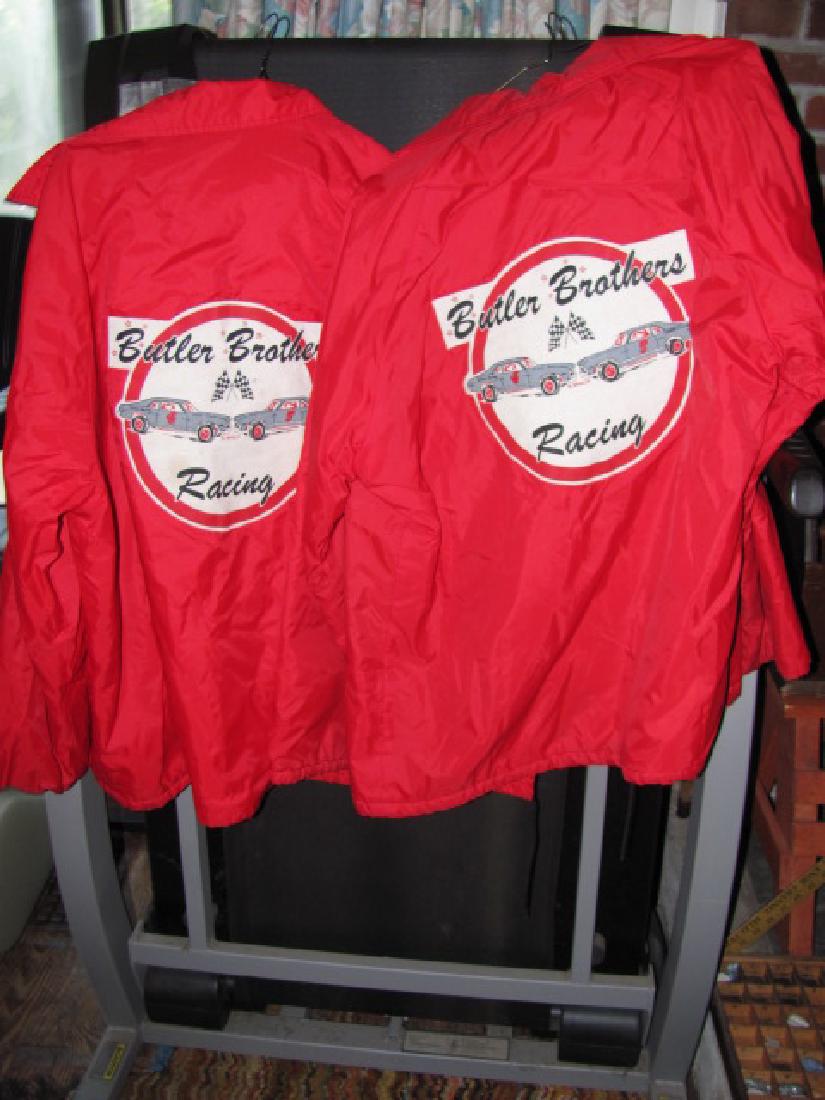 2 Butler Brothers Street Stock Jackets: Coats are 2 xl and large. Nice worn condiiton.