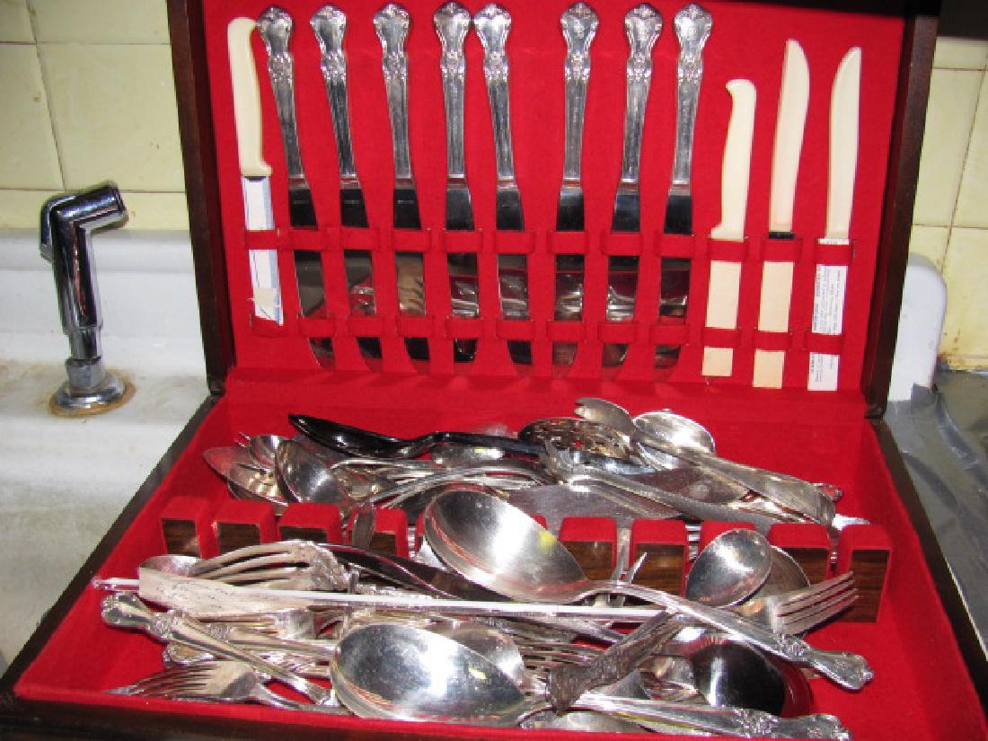 Misc. Silver Plate Flatware Lot (1 of 2)