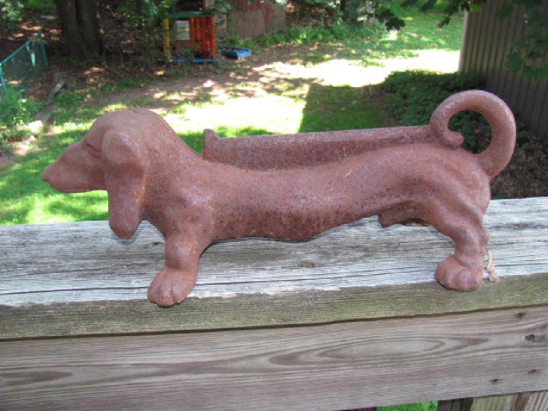 Dauschand Boot Scraper: Approx, 16" Long Cast Iron Boot Scraper