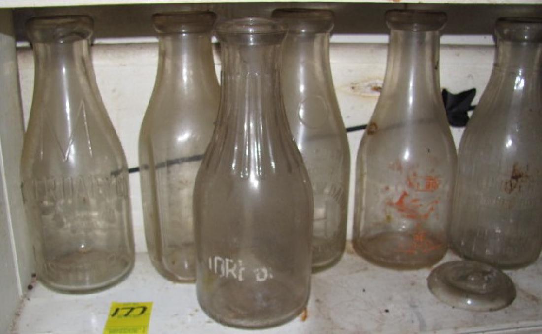 Lot of Milk Bottles: Including Moyer Easton & Fairview of Phillipsburg
