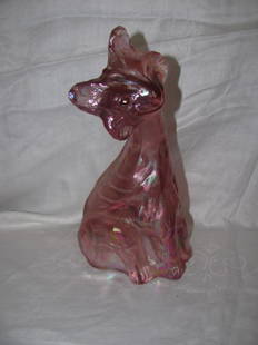 Fenton Glass 10 1/2" Alley Cat: Approx. 10 1/2" tall.