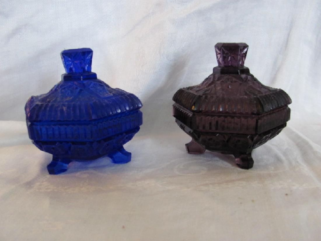 2 Fenton Glass Lidded Candy Dishes (1 of 3)