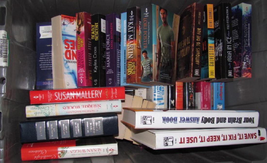 2 Plastic Totes of Books (1 of 5)