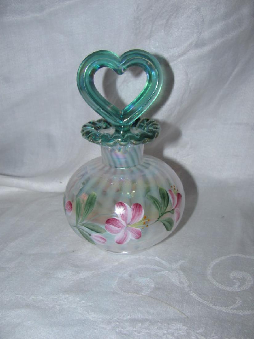 Opalescent Swirl Fenton Perfume Bottle (1 of 2)