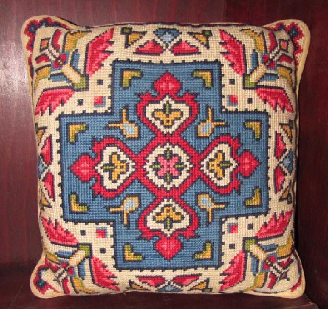 Indian Design Needle Point Pillow (1 of 2)