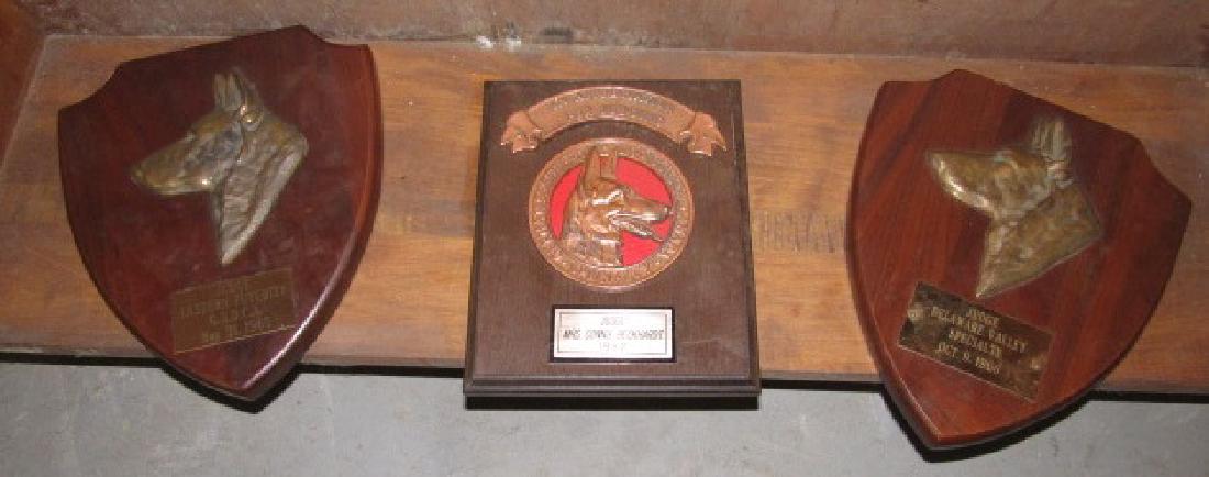 Bronze German Shepherd Dog Show Plaques (1 of 4)