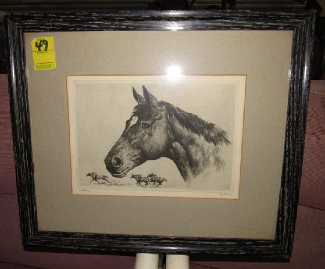 RH Polenske Horse Racing Print (1 of 4)