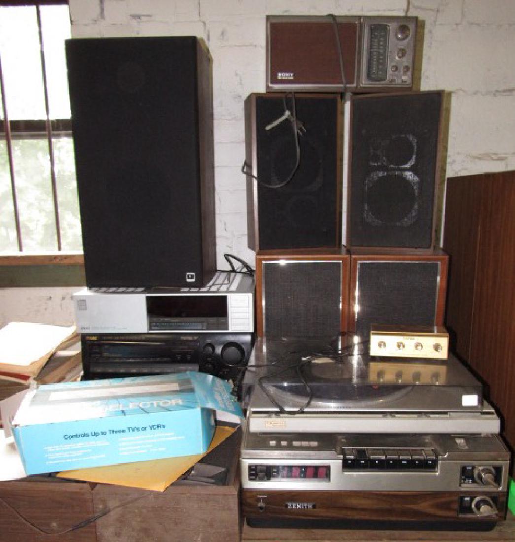 Stereo Equipment Lot