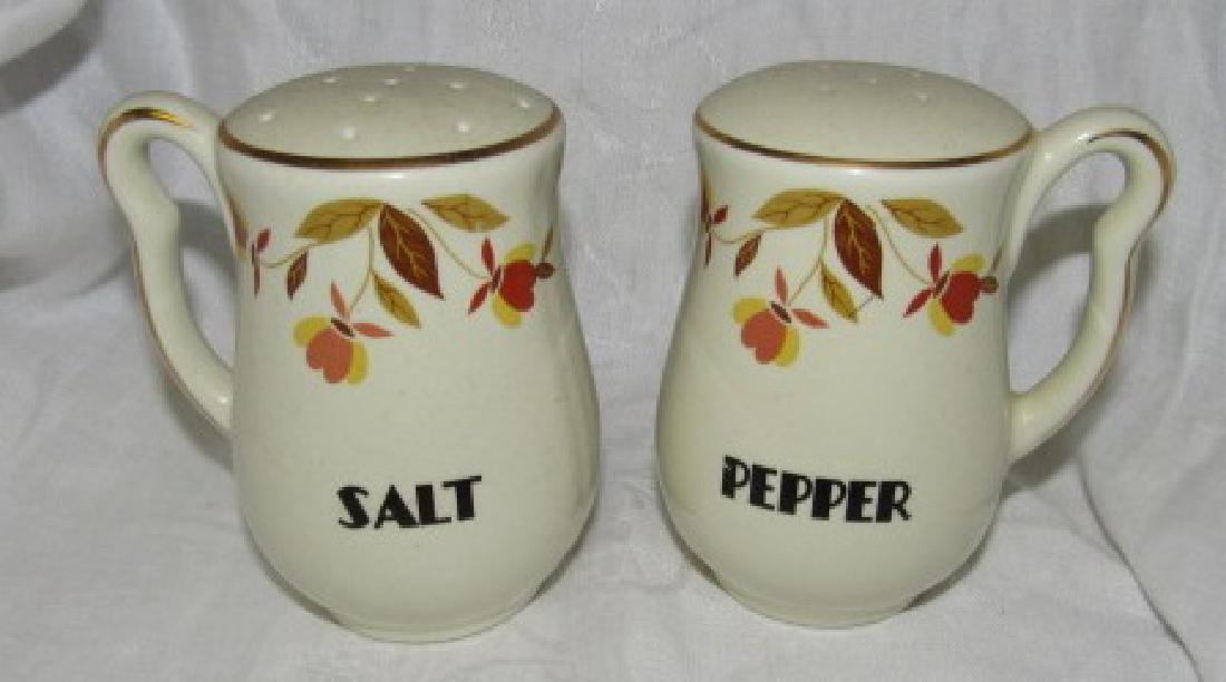 Hall China Autumn Leaf Salt & Pepper Shakers (1 of 2)