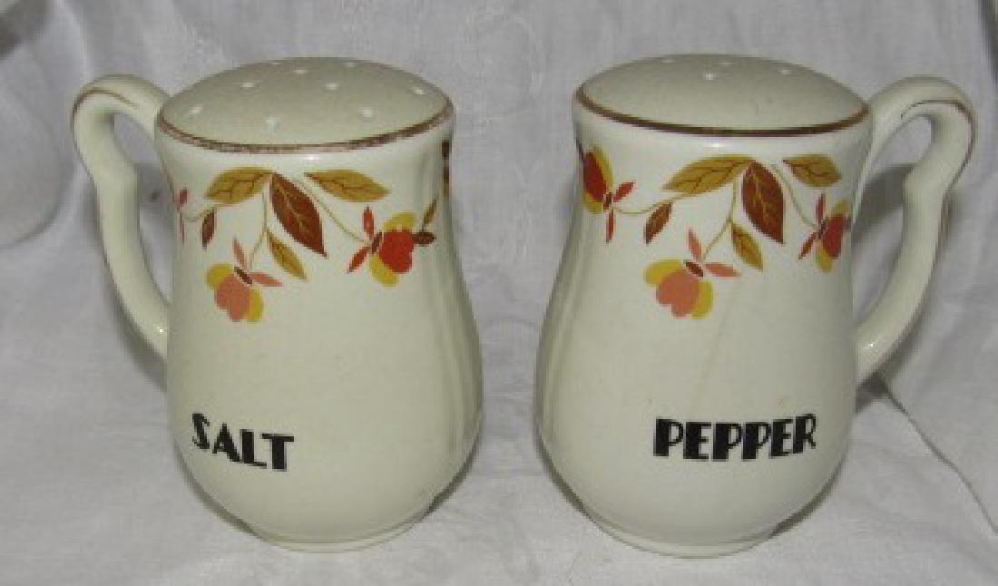 Hall China Autumn Leaf Salt & Pepper Shakers (1 of 3)