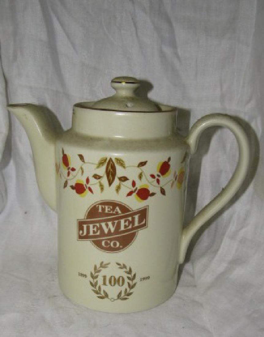 Hall China Jewel Tea Co. Teapot 1999 (1 of 3)