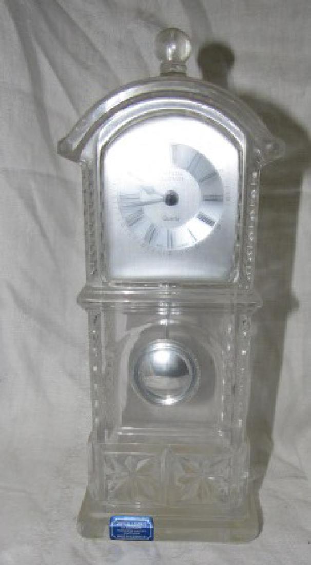 Godinger Desk Top Lead Crystal Clock (1 of 4)