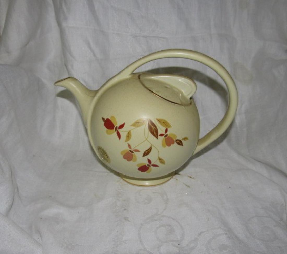 Hall China Limited Edition Teapot Autumn Leaf: Approx. 7" tall