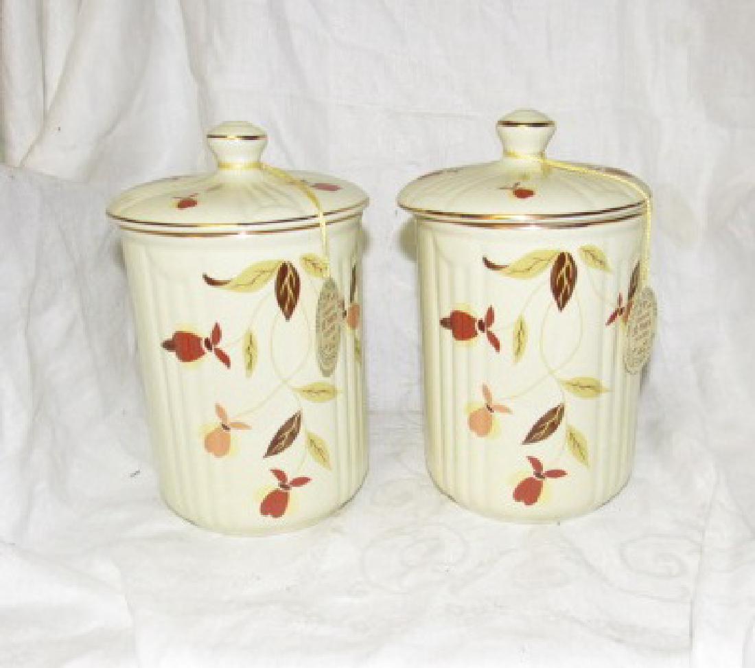 2 Hall National Autumn Leaf Club Canisters (1 of 2)