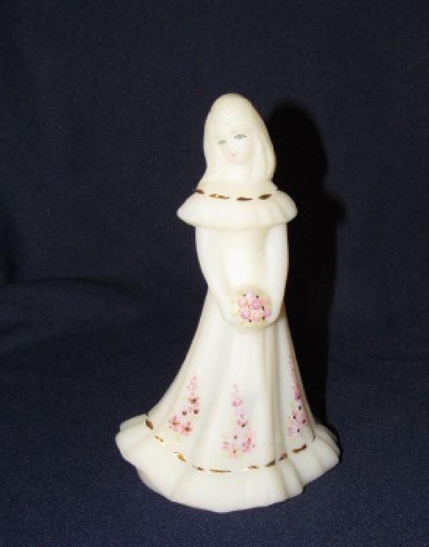 Hand Painted Fenton Girl Figure Numbered (1 of 2)