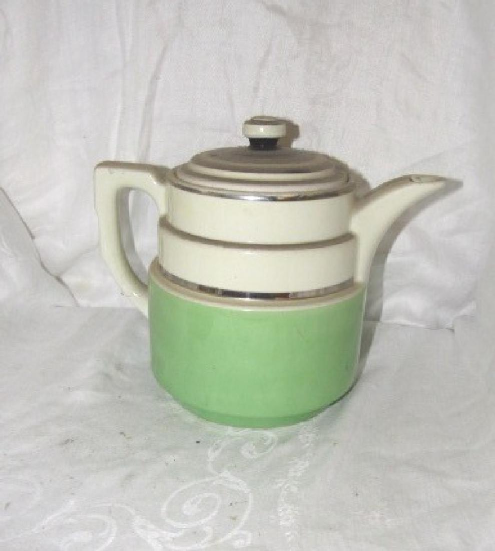 Halls China Art Deco Style Teapot (1 of 2)